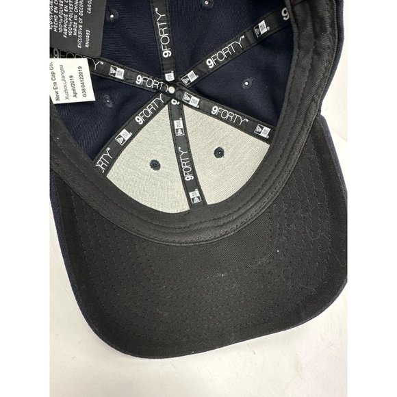 New Era Youth Mens 59FIFTY Boston Red Sox Navy Blue Red Polyester - Picture 6 of 9